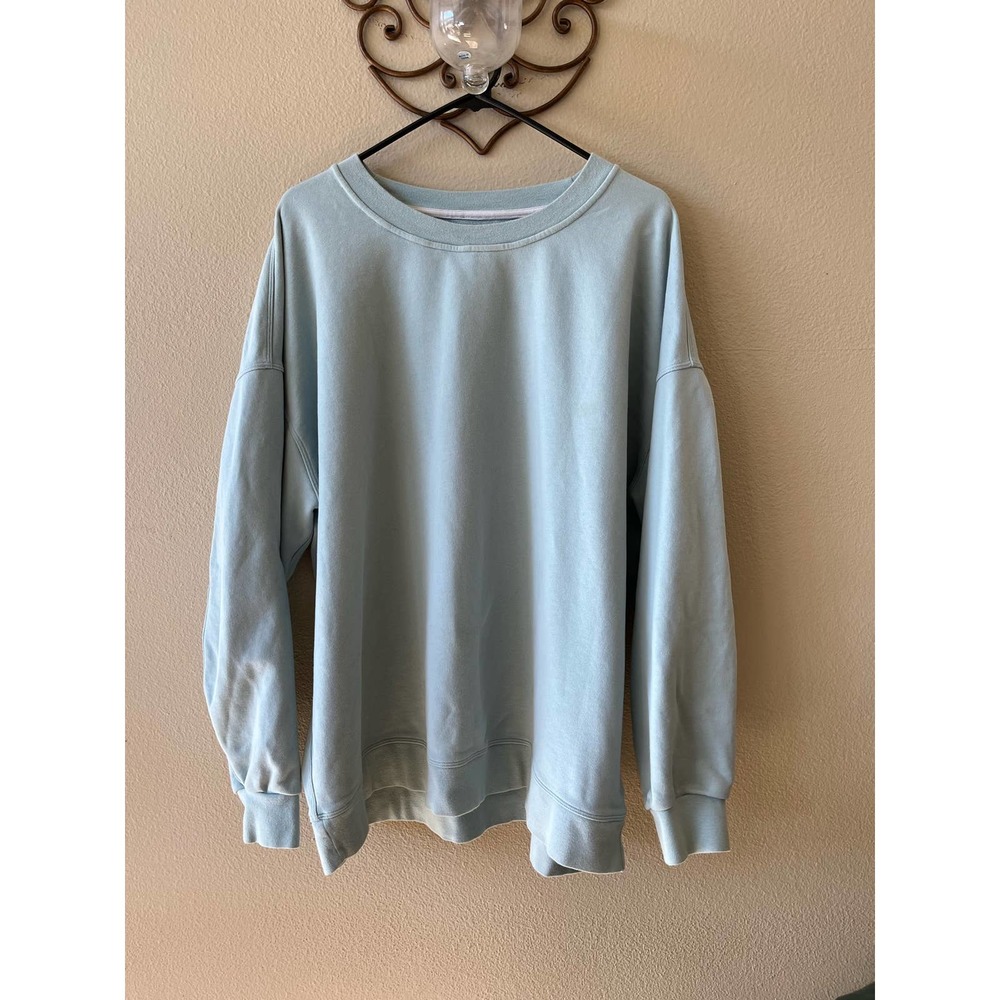 Lululemon Sky Blue Perfectly Oversized Crewneck Size 10